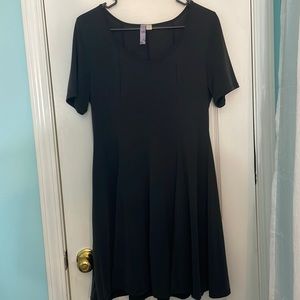 Black T-shirt dress